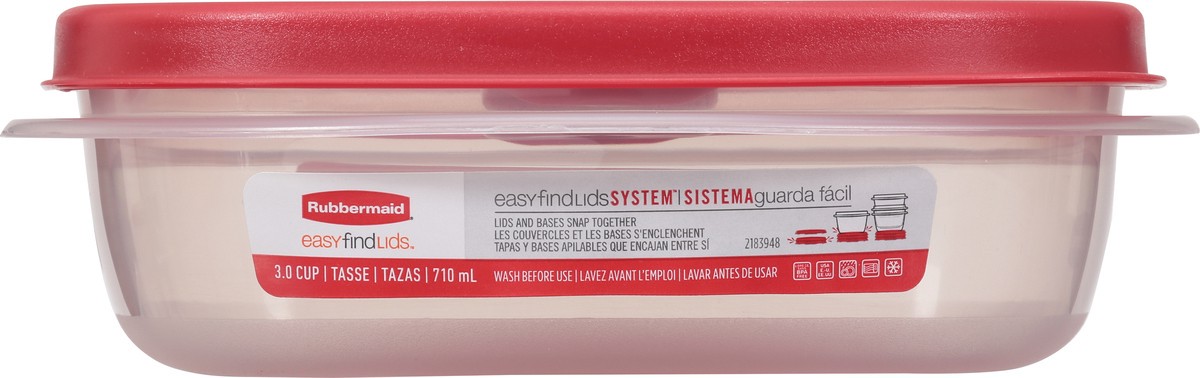 slide 3 of 12, Rubbermaid EasyFindLids 3.0 Cup Container 1 ea, 1 ct