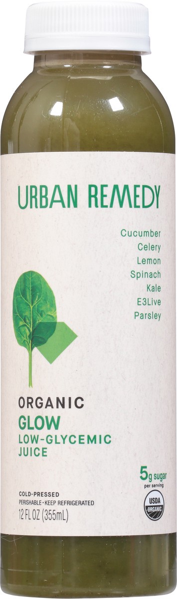 slide 11 of 11, Urban Remedy Organic Glow Cold Pressed Juice - 12 Oz, 12 oz