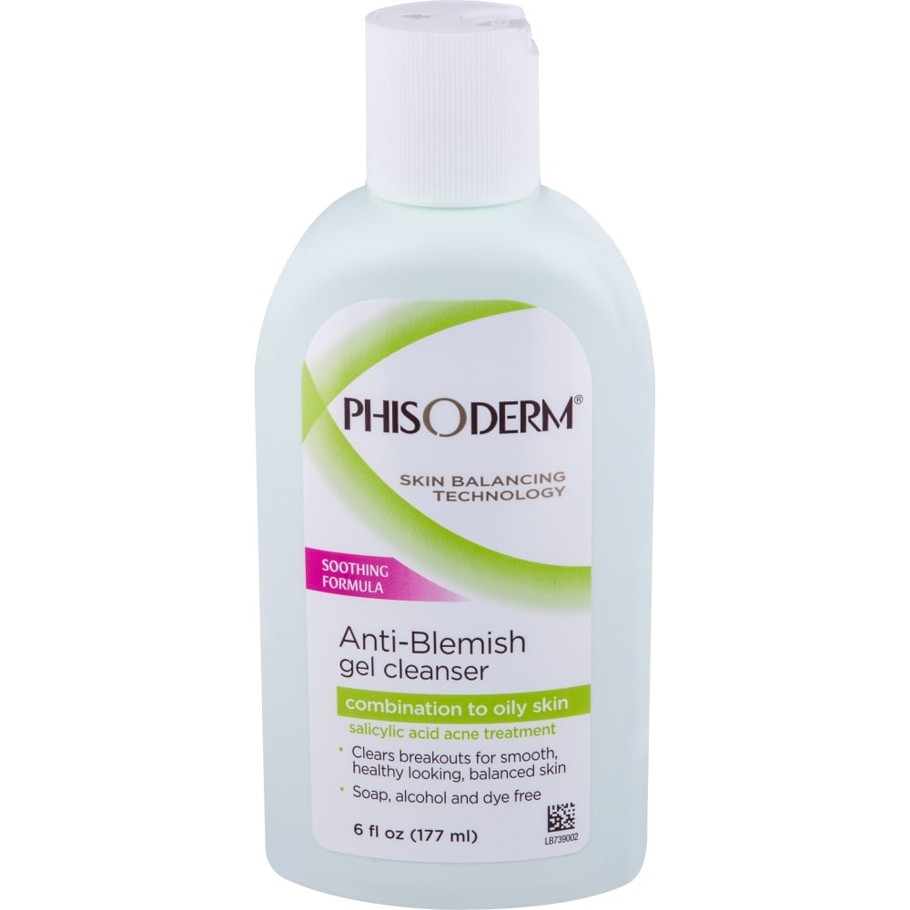 slide 1 of 1, The Mentholatum Company Phisoderm Anti-Blemish Gel Facial Wash, 6 oz