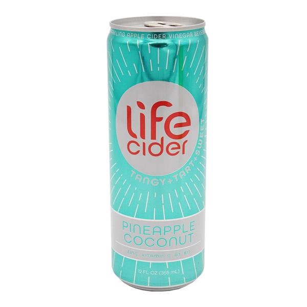 slide 1 of 1, NON BRAND 12-12 Oz Life Cider Pineapple Coconut Sparkling Apple Cider, 12 oz