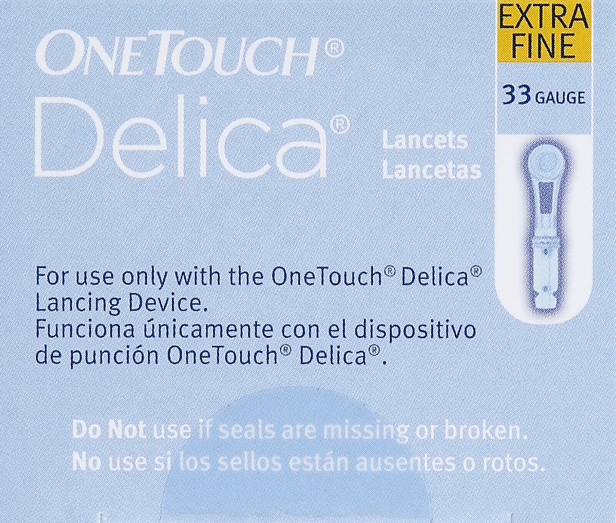 slide 2 of 5, One Touch Delica Lancets, 100 ct