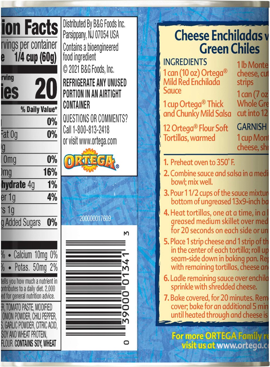 slide 5 of 9, Ortega Mild Red Enchilada Sauce, 10 oz,