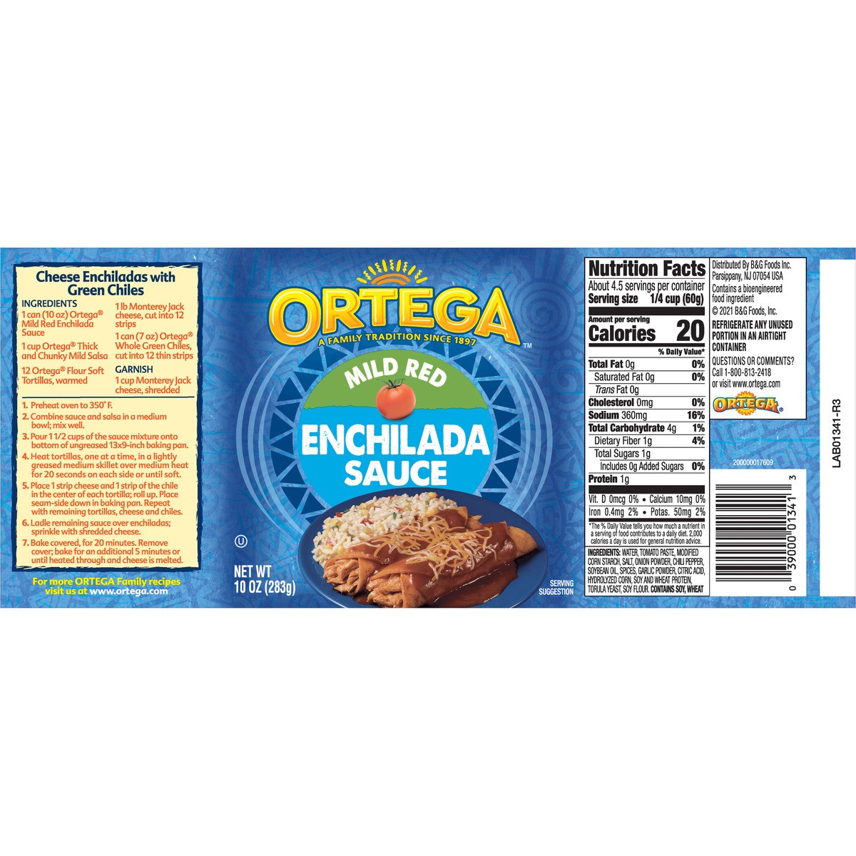 slide 4 of 9, Ortega Mild Red Enchilada Sauce, 10 oz,