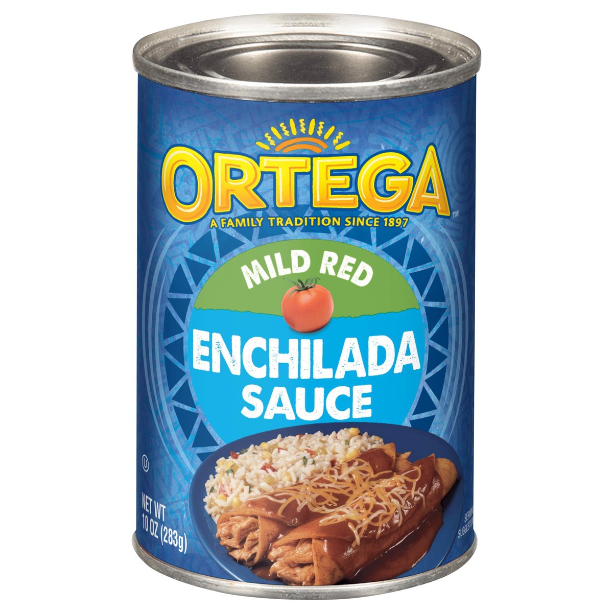 slide 1 of 9, Ortega Mild Red Enchilada Sauce, 10 oz,