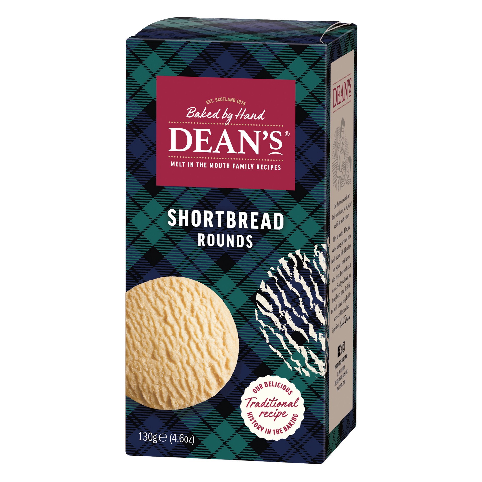 slide 1 of 1, Deans Traditional Shrtbrd Rnds, 1 ct