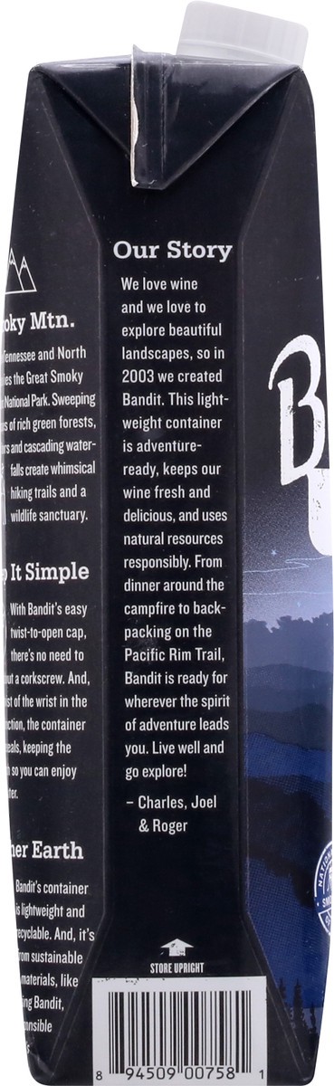 slide 3 of 10, Bandit Red Blend Wine, 1L Box Wine, 1 liter