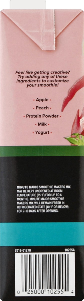 slide 3 of 6, Minute Maid Smoothie Makers Strawberry Banana - 32 fl oz, 32 fl oz