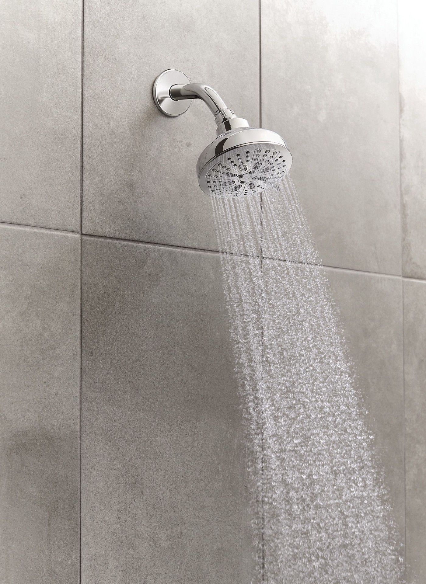 slide 5 of 6, Moen Hydro Energetix Chrome Eight-Function 5" Diameter Showerhead, 5 in