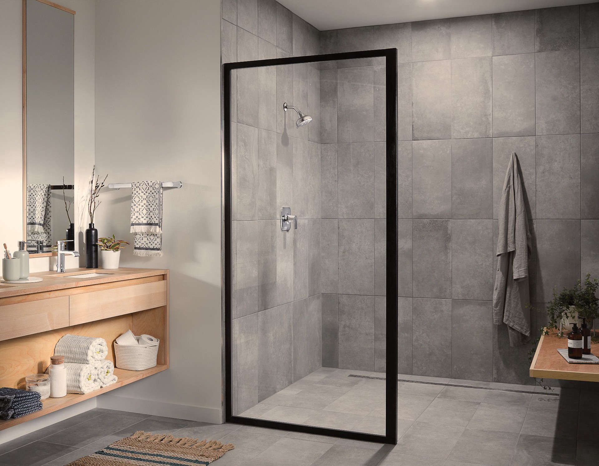 slide 2 of 6, Moen Hydro Energetix Chrome Eight-Function 5" Diameter Showerhead, 5 in