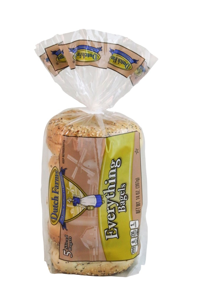 slide 1 of 1, Dutch Farms Everything Bagel, 14 oz