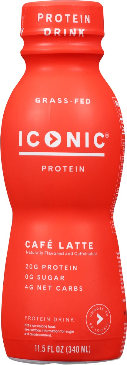slide 2 of 12, ICONIC Cafe Au Lait Protein Coffee Drink, 11.5 fl oz