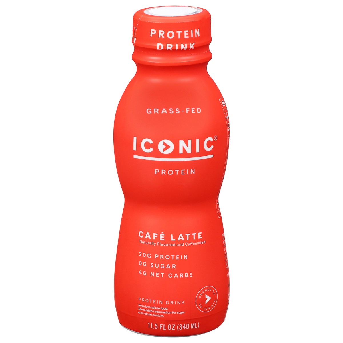 slide 1 of 12, ICONIC Cafe Au Lait Protein Coffee Drink, 11.5 fl oz