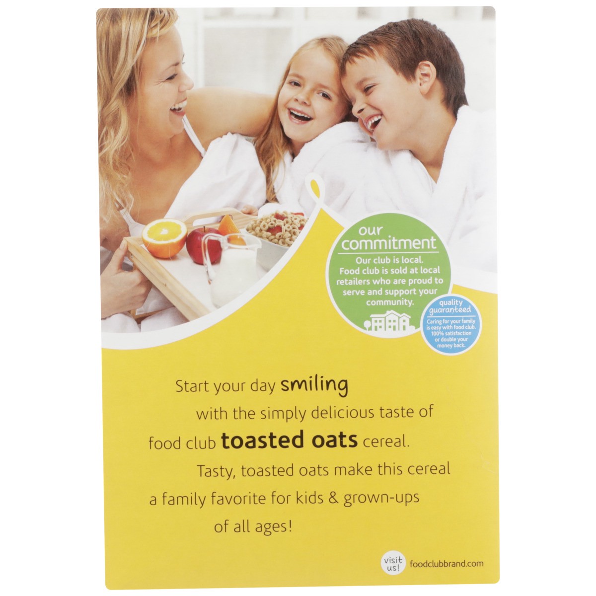 slide 9 of 9, Food Club Cereal - Original Toasted Oats, 12 oz