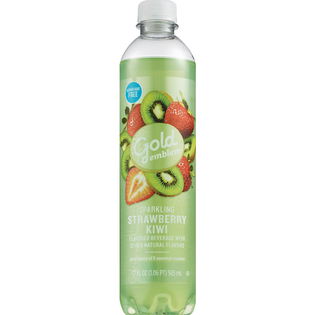 slide 1 of 1, Gold Emblem Sparkling Water Strawberry Kiwi (503 Ml), 1 ct