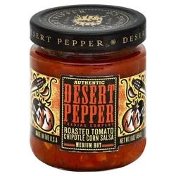 Desert Pepper Trading Company Roasted Tomato Chipotle Corn Salsa Medium Hot - 16 oz