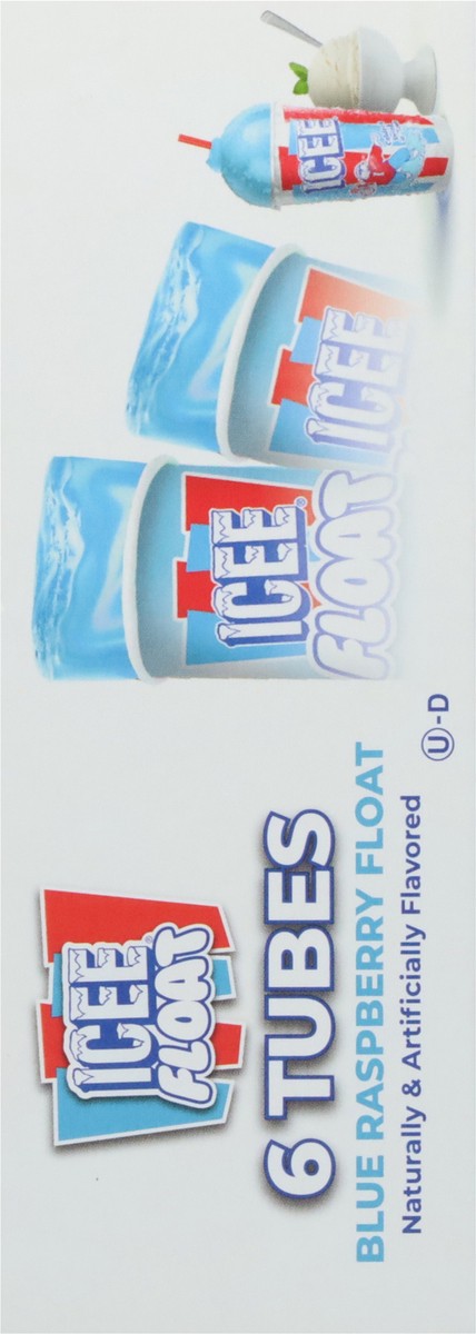 slide 7 of 9, ICEE Float Blue Raspberry ICEE & Vanilla Freeze Tubes 6 - 3 fl oz Tubes, 6 ct