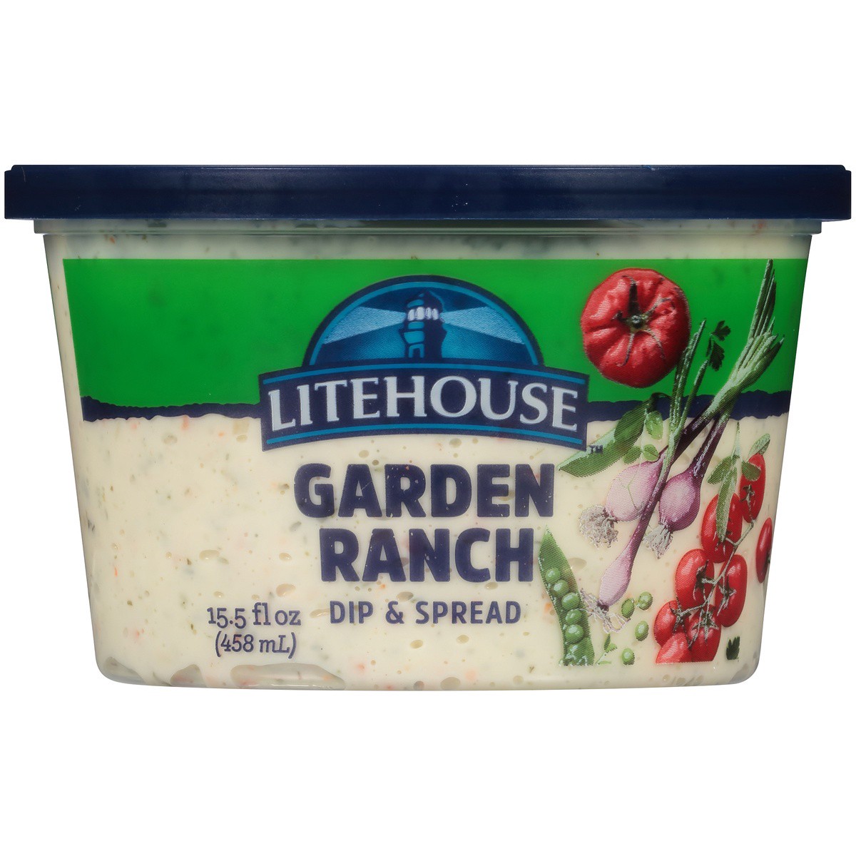 slide 5 of 7, Litehouse Garden Ranch Dip & Spread 15.5 fl. oz. Tub, 15.5 oz