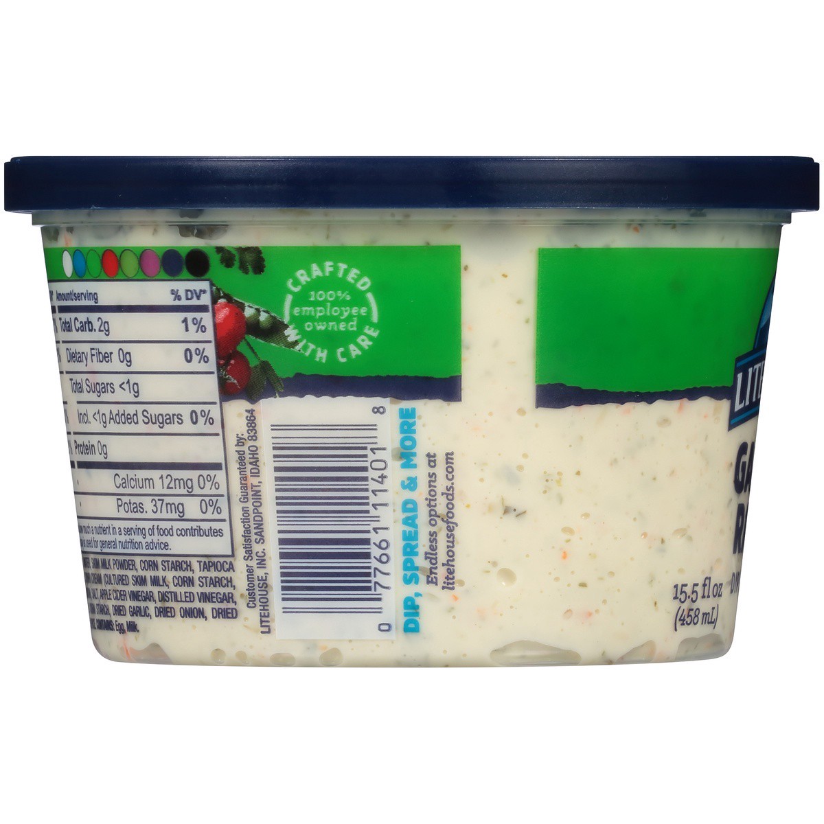 slide 3 of 7, Litehouse Garden Ranch Dip & Spread 15.5 fl. oz. Tub, 15.5 oz