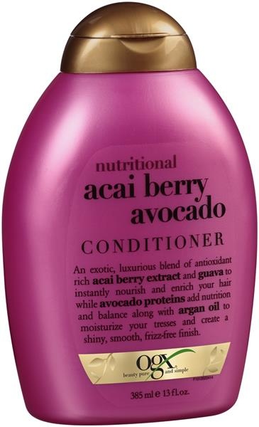 slide 1 of 3, OGX Nutritional Acai Berry Avocado Conditioner, 13 oz