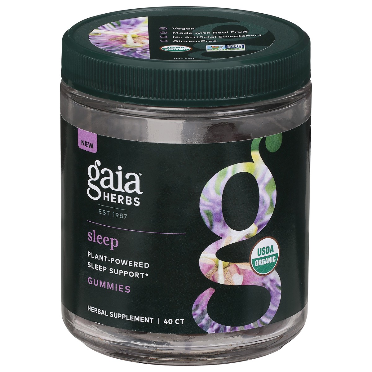 slide 1 of 12, Gaia Herbs Sleep Gummies, 1 ct