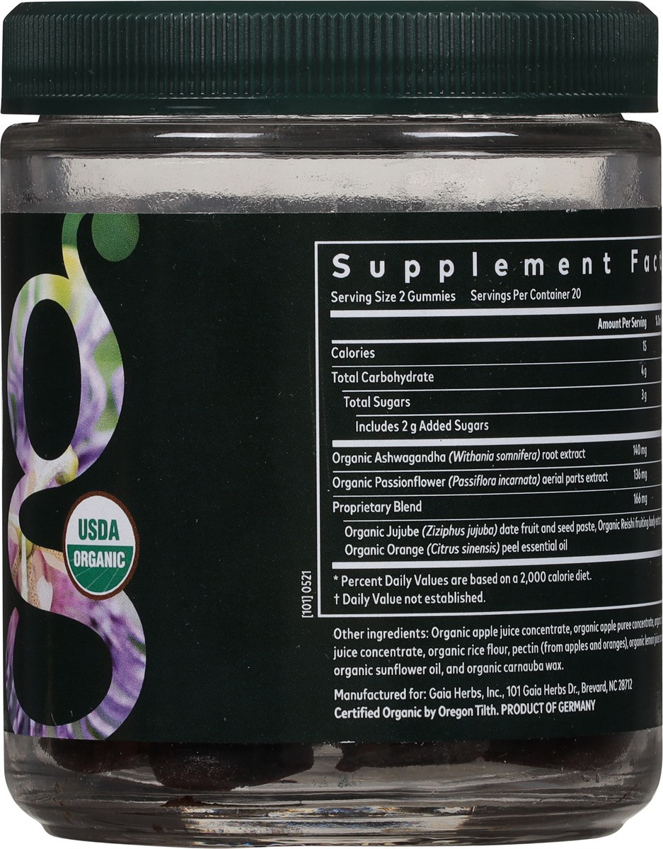 slide 12 of 12, Gaia Herbs Sleep Gummies, 1 ct