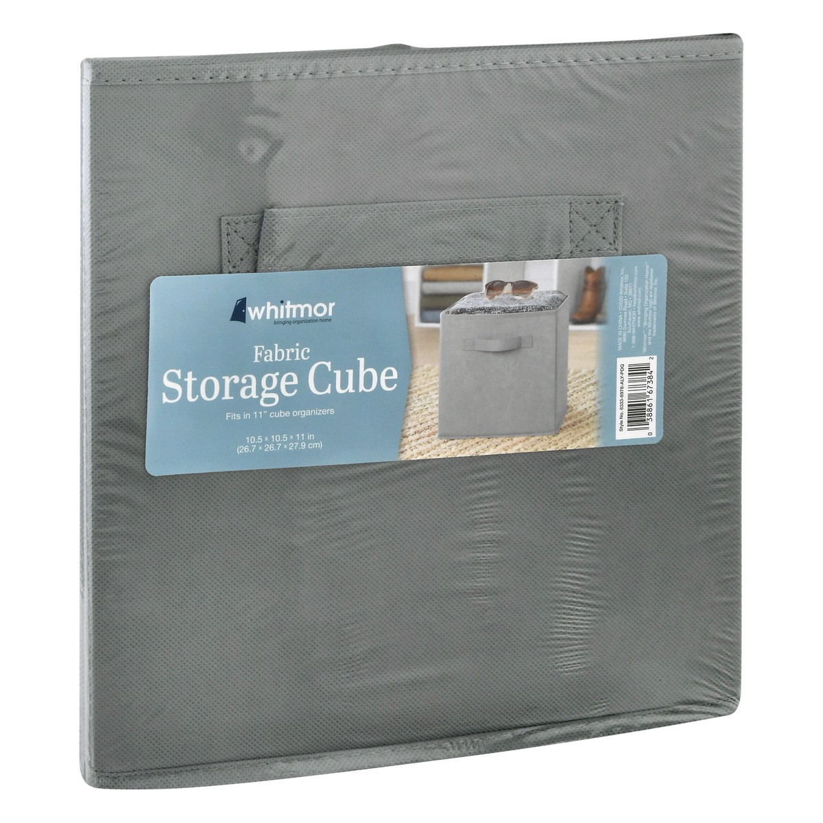 slide 2 of 9, Whitmor Collapsible Cube - Alloy Gray, 1 ct