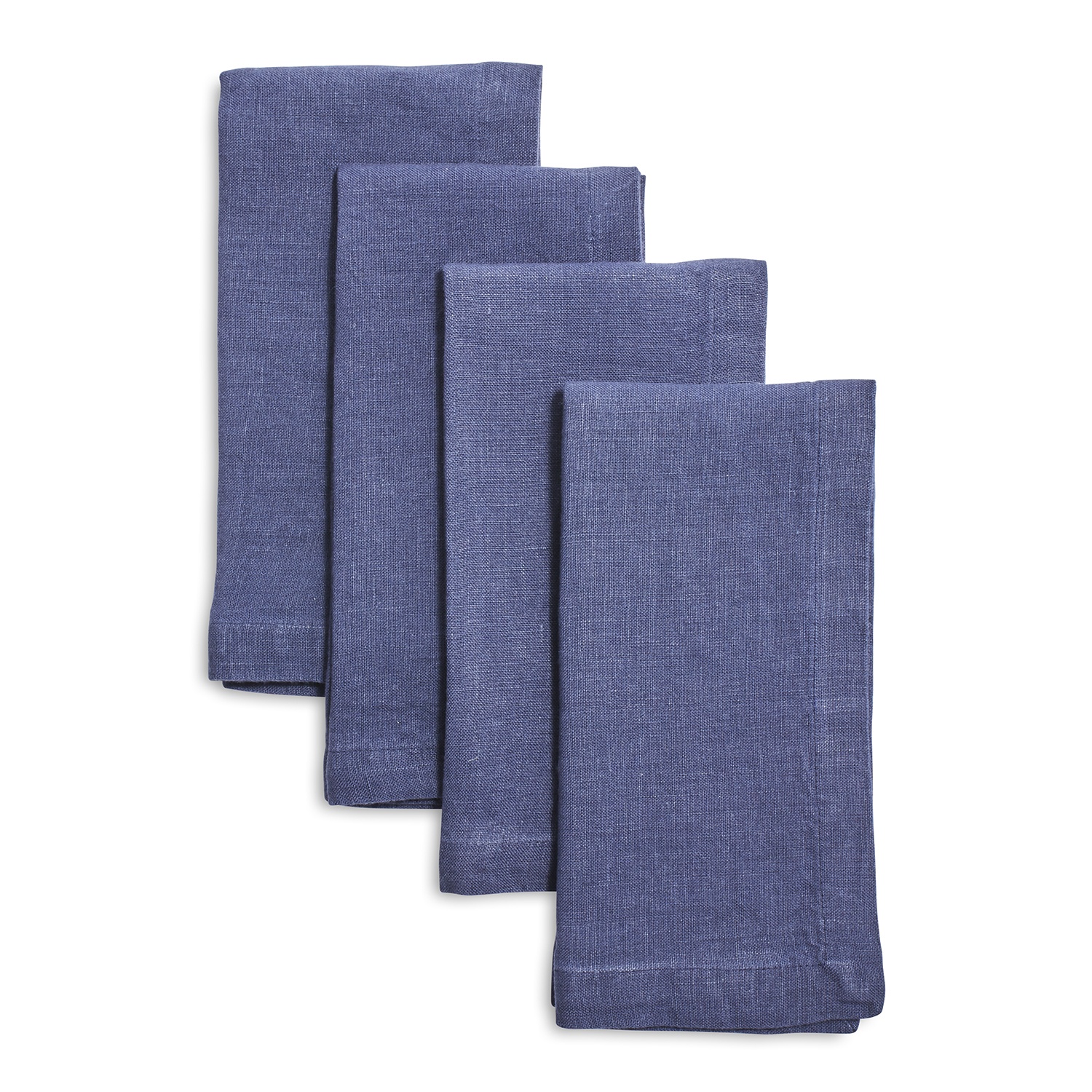 slide 1 of 1, Sur La Table Linen Napkins, Blue, 4 ct