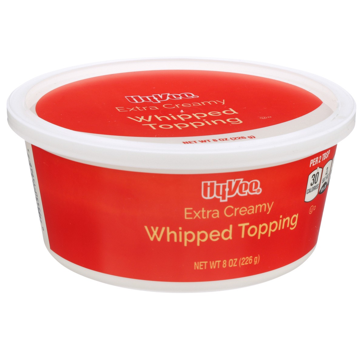 slide 8 of 8, Hy-vee Extra Creamy Whipped Topping, 8 oz