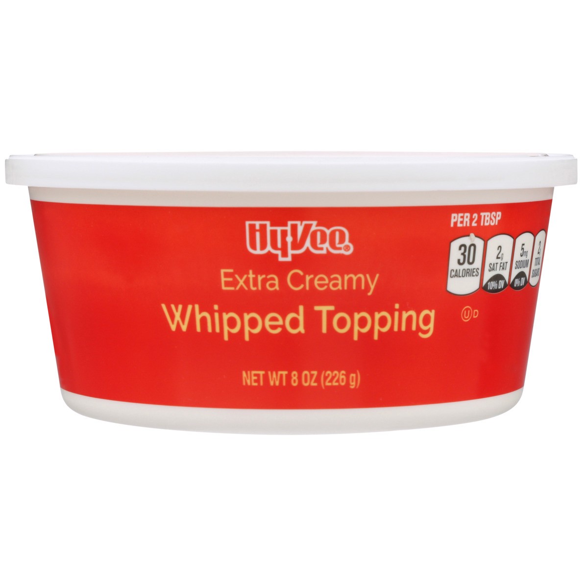 slide 2 of 8, Hy-vee Extra Creamy Whipped Topping, 8 oz