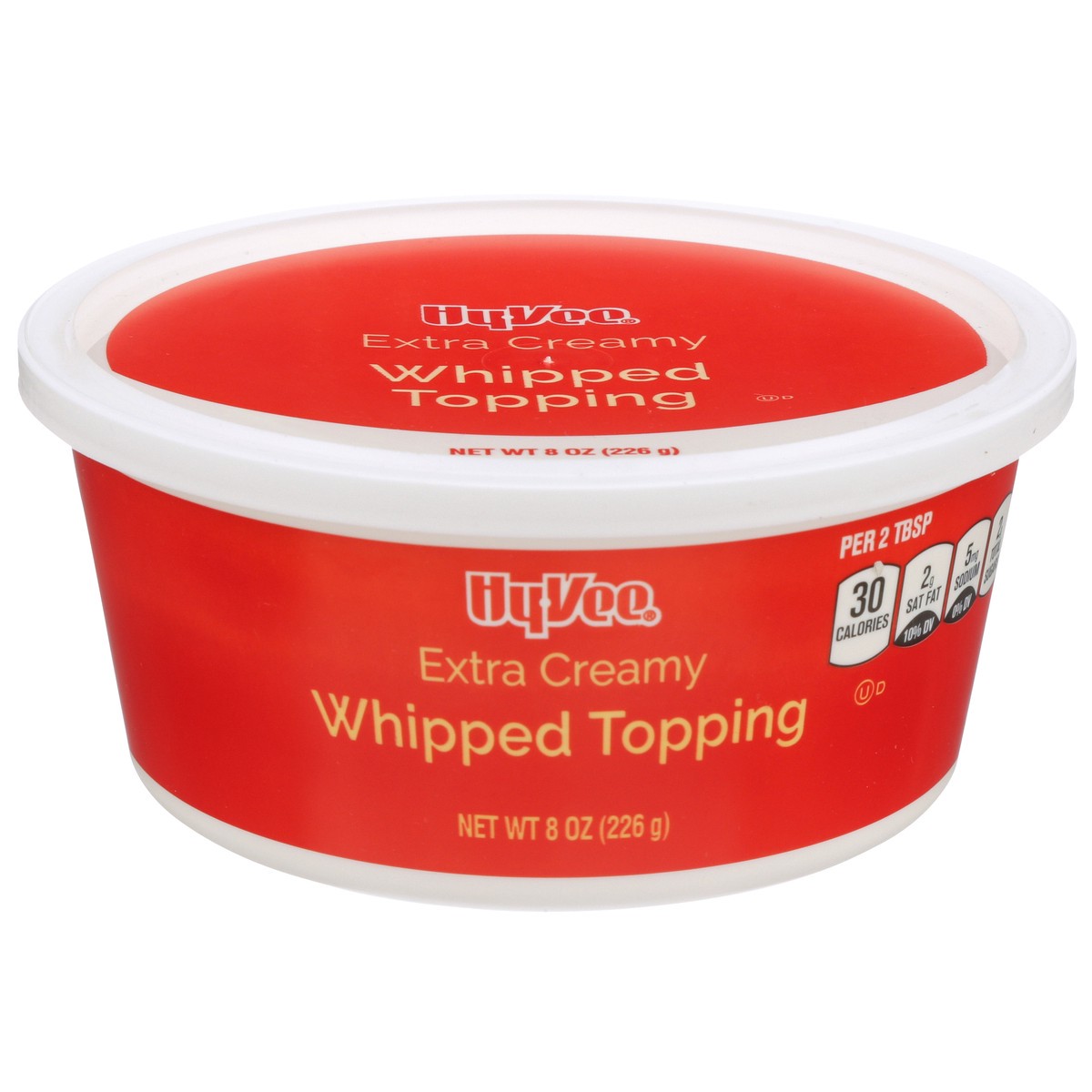 slide 1 of 8, Hy-vee Extra Creamy Whipped Topping, 8 oz