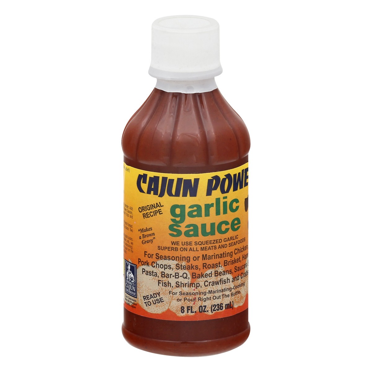 slide 4 of 12, Cajun Power Garlic Sauce, 8 fl oz