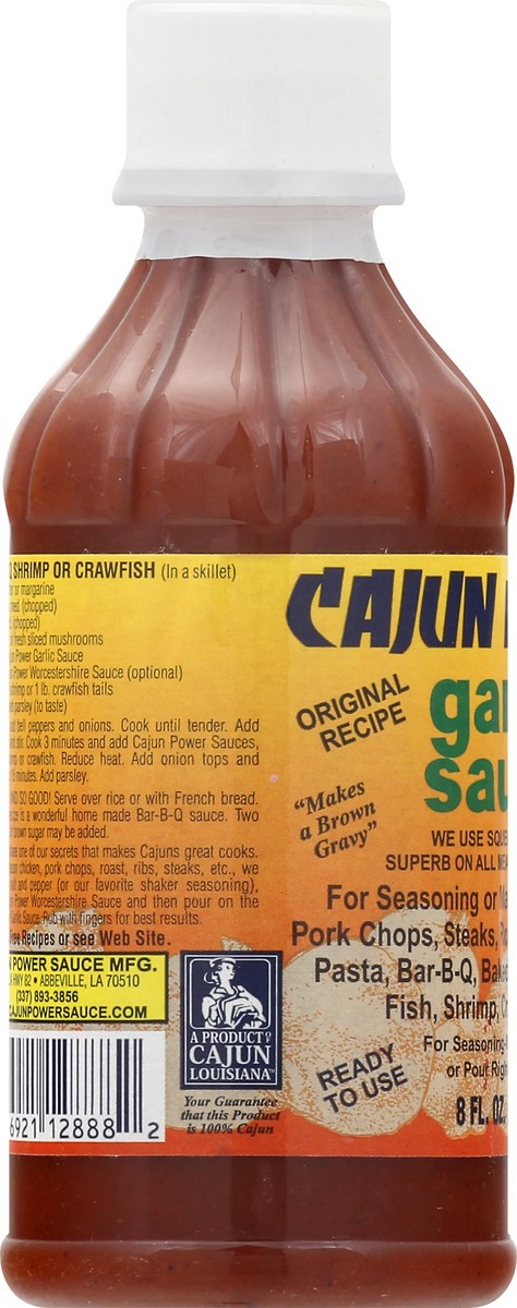 slide 8 of 12, Cajun Power Garlic Sauce, 8 fl oz
