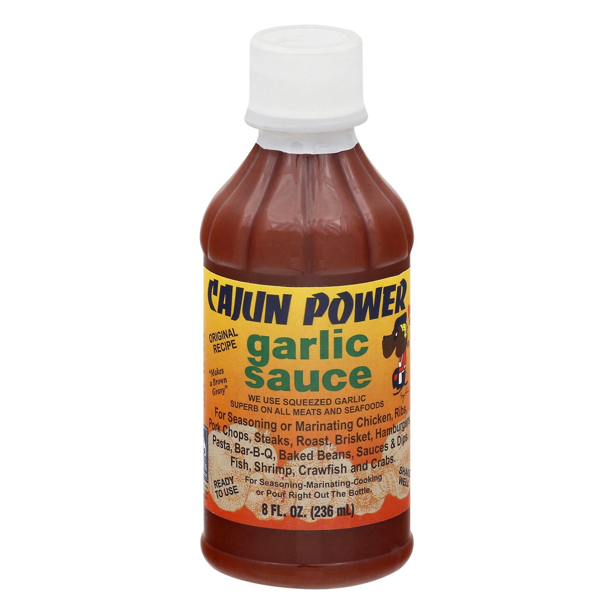 slide 1 of 12, Cajun Power Garlic Sauce, 8 fl oz