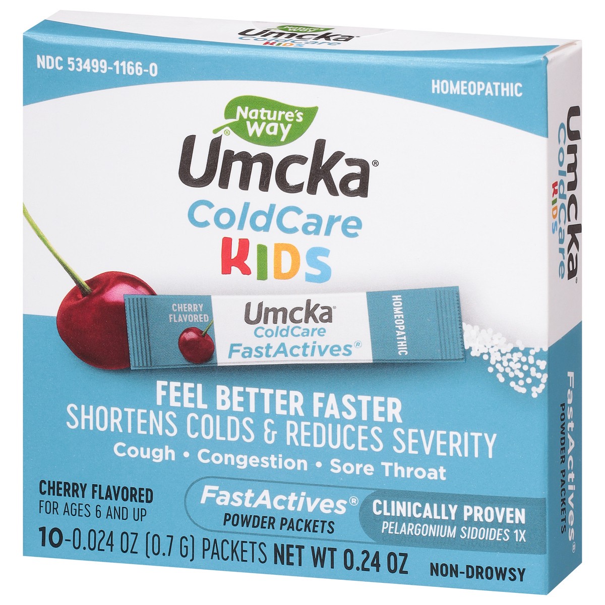 slide 2 of 9, Nature's Way Umcka ColdCare Children's Cherry FastActives, 10 Count (Pack of 2) (Packaging May Vary), 10 ct