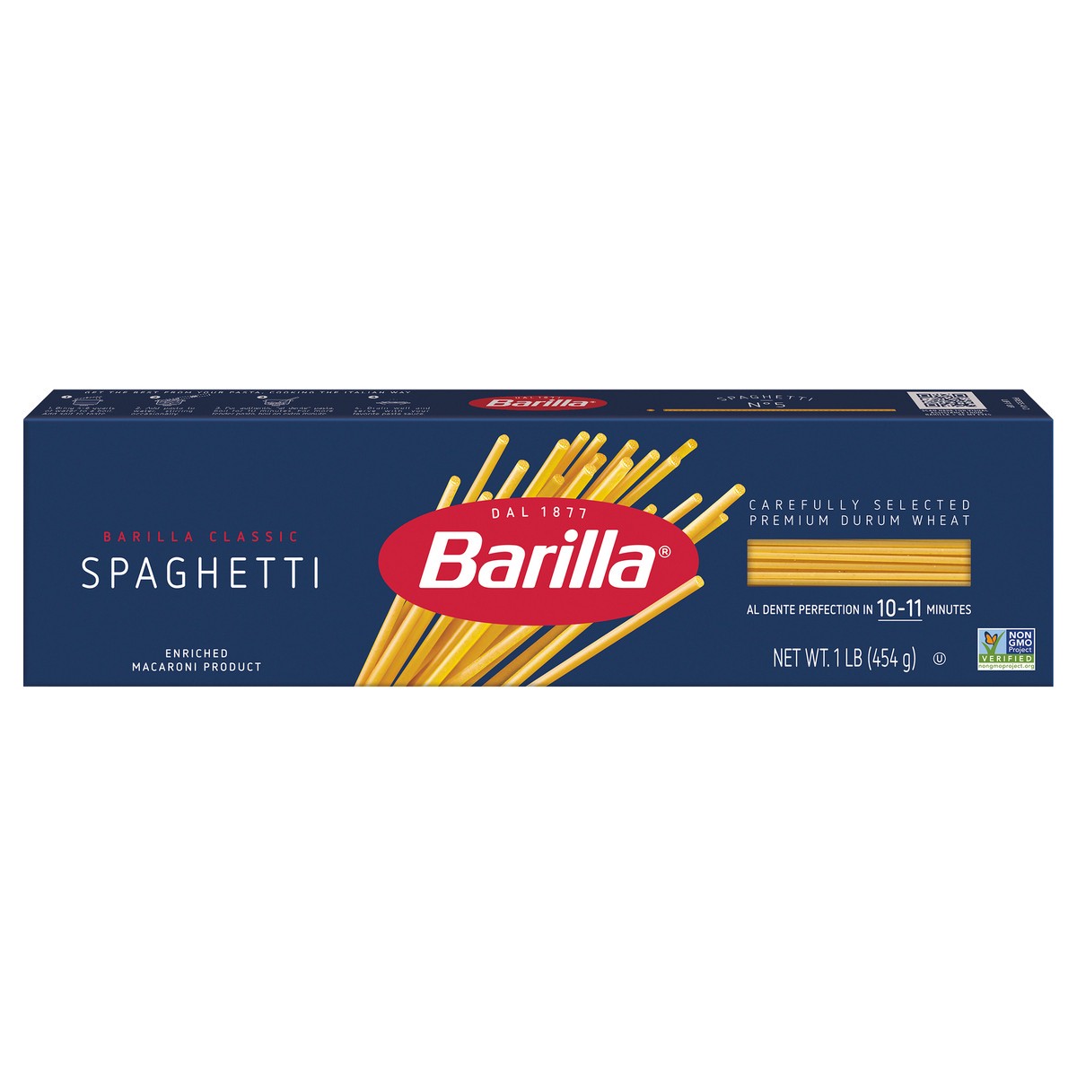 slide 1 of 9, Barilla Spaghetti Pasta, 1 lb