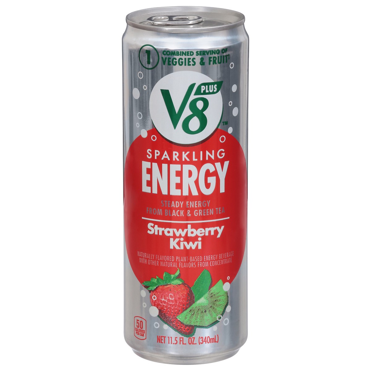 V8 SPARKLING +ENERGY Strawberry Kiwi Energy Drink 11.5 fl oz Shipt