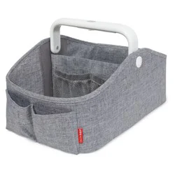 Skip Hop Light-Up Diaper Caddy - Heather Gray
