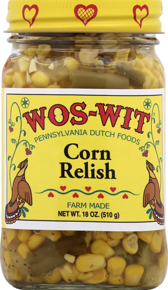 slide 2 of 2, Wos-Wit Corn Relish 18 oz, 18 oz