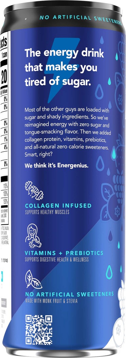 slide 6 of 6, Super Energy Zero Sugar Mixed Berryburst Energy Drink - 12 fl oz, 12 oz