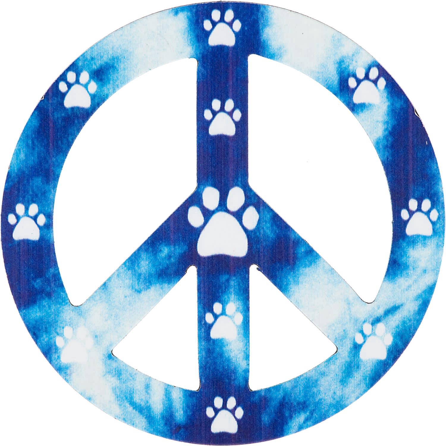 slide 1 of 1, Imagine This Peace Paws Car Magnet, 1 ct