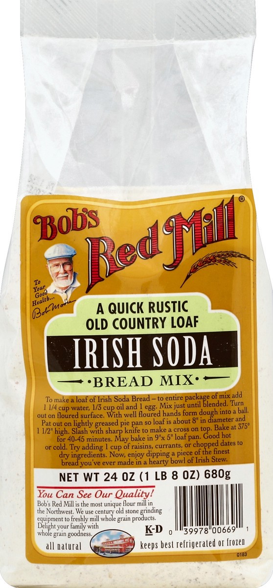 slide 2 of 5, Bob's Red Mill Bread Mix Irish Soda, 24 oz