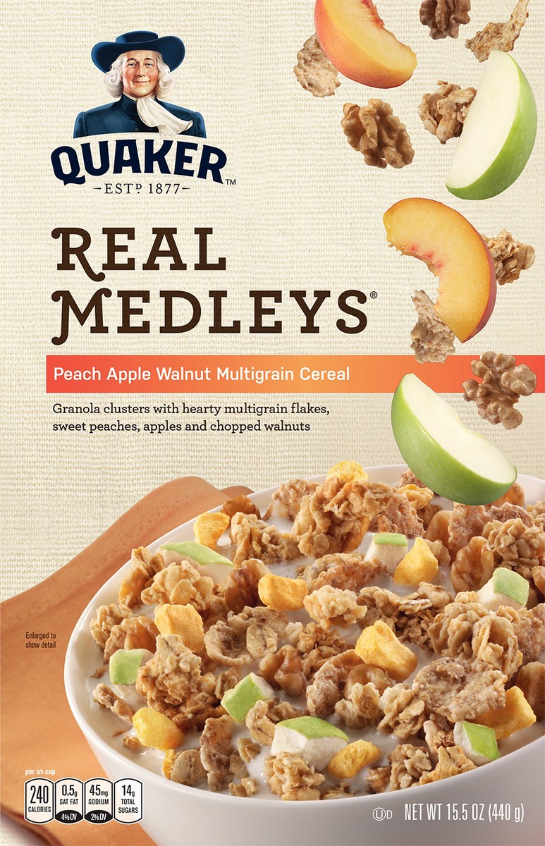 slide 3 of 7, Quaker Cereal, 15.5 oz