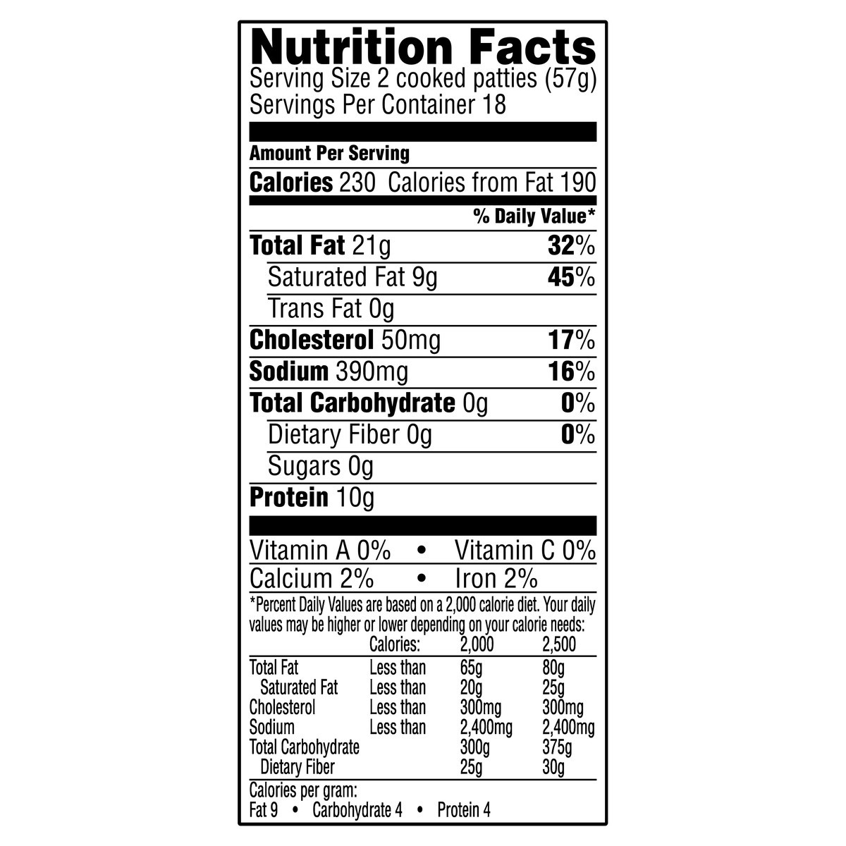 slide 7 of 8, RUDYS FARM Rudy's Farm Uncooked Country Mild Sausage Patties, 36 Count (Frozen), 1.36 kg