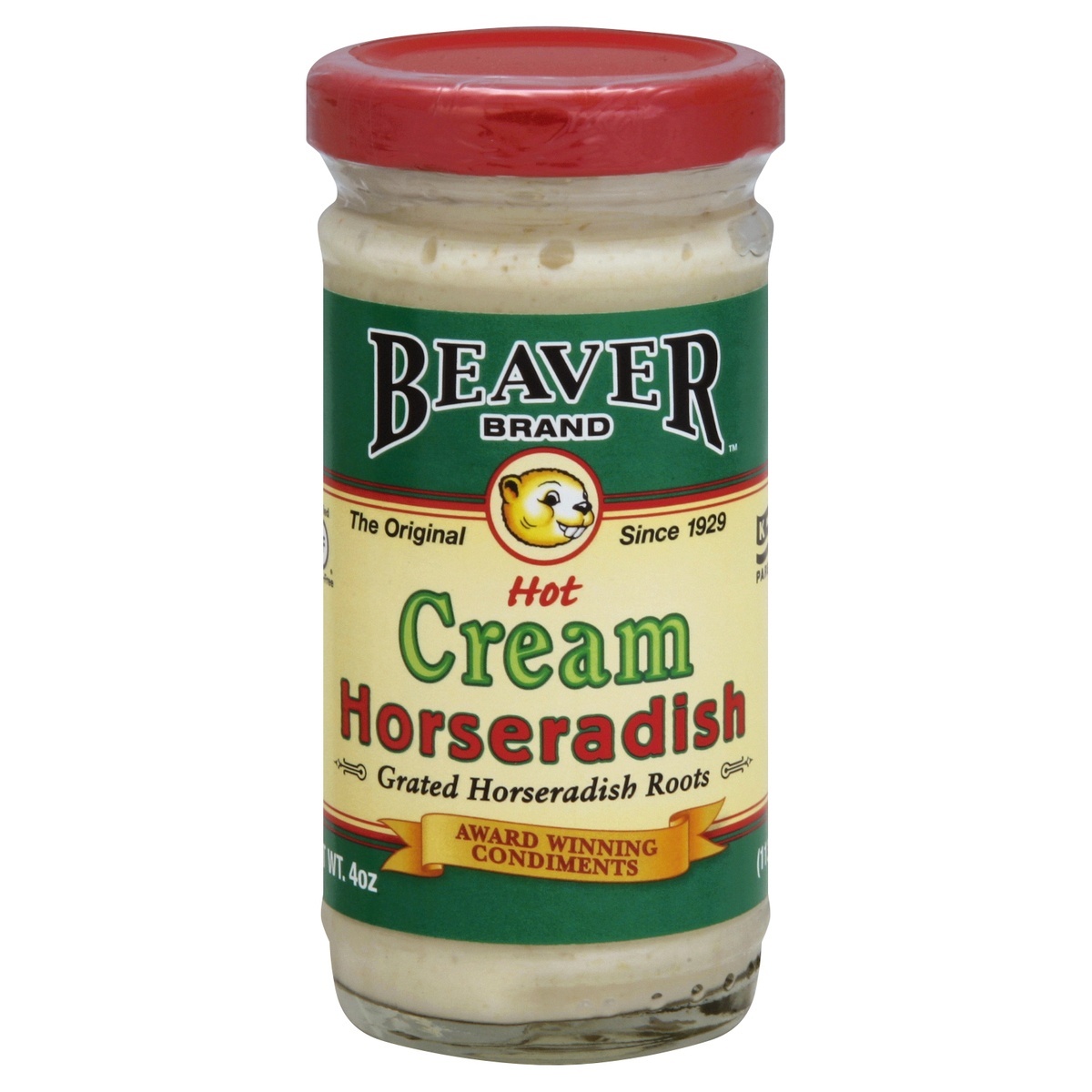 slide 1 of 1, Beaver Hot Cream Horseradish, 4 oz