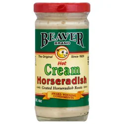 Beaver Brand Cream Hot Horseradish 4 oz