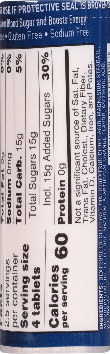 slide 6 of 9, TRUEplus True Plus Glucose Tab Orange, 10 ct