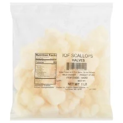 Aqua Star Halves IQF Scallops 1 lb