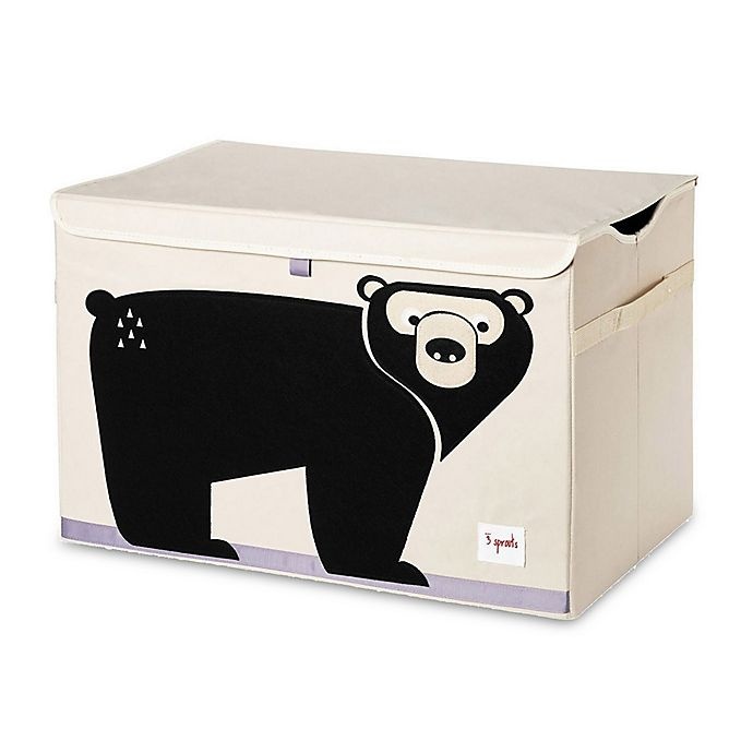 slide 1 of 1, 3 Sprouts Bear Toy Chest, 1 ct