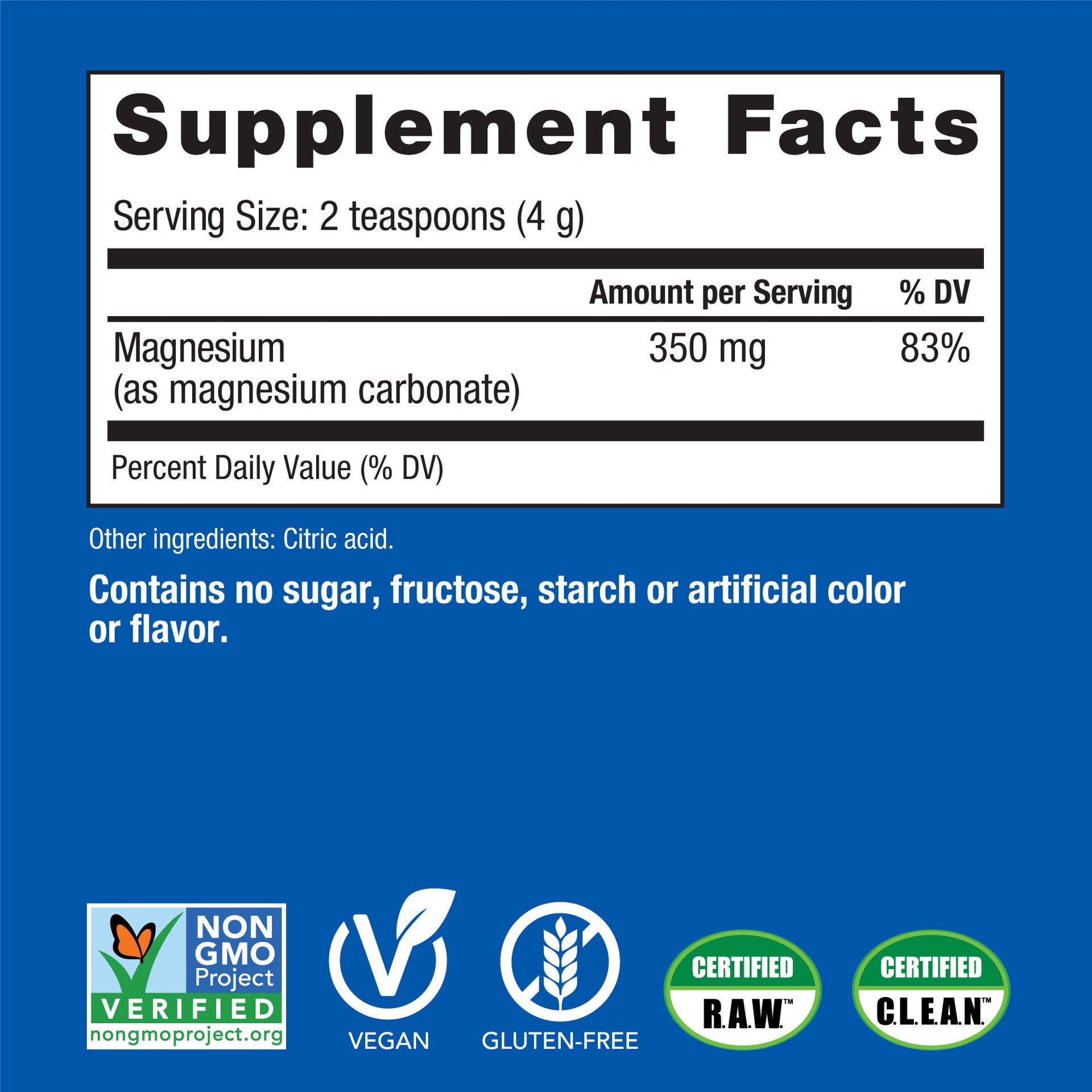 slide 4 of 5, Natural Vitality Calm, Magnesium Citrate Supplement Powder, Anti-Stress Drink Mix, Unflavored, 30 Packets, 30 ct; 0.12 oz