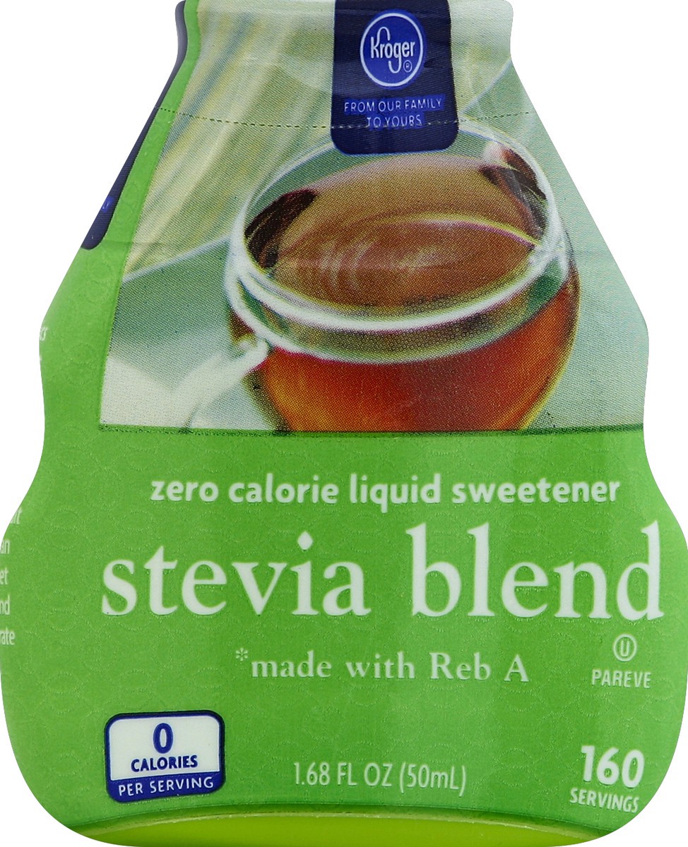 slide 2 of 2, Kroger Zero Calorie Liquid Sweetener Stevia Blend, 1.68 fl oz